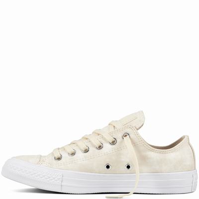 Converse Chuck Taylor All Star Peached Wash Low Tops Mens - Beige Shoes (739SIZHR)